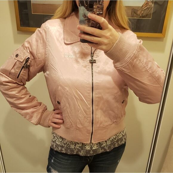 Vintage pink bomber jacket - Picture 8 of 11